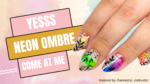 Read more about the article Neon Ombre & Fine Line Nail Art – Complete Step-by-Step Guide