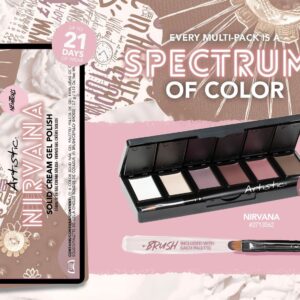 Artistic Cream Gel 6pc Palette – Nirvana (Neutrals)