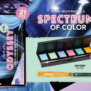Artistic Cream Gel 6pc Palette – Odyssey (Pastels)