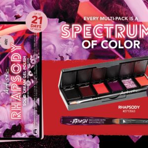 Artistic Cream Gel 6pc Palette – Rhapsody (Reds)